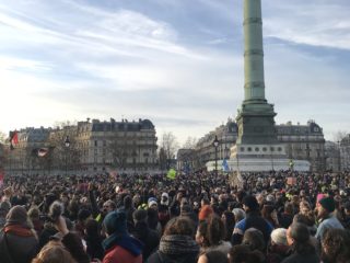 Protest in Paris 2019